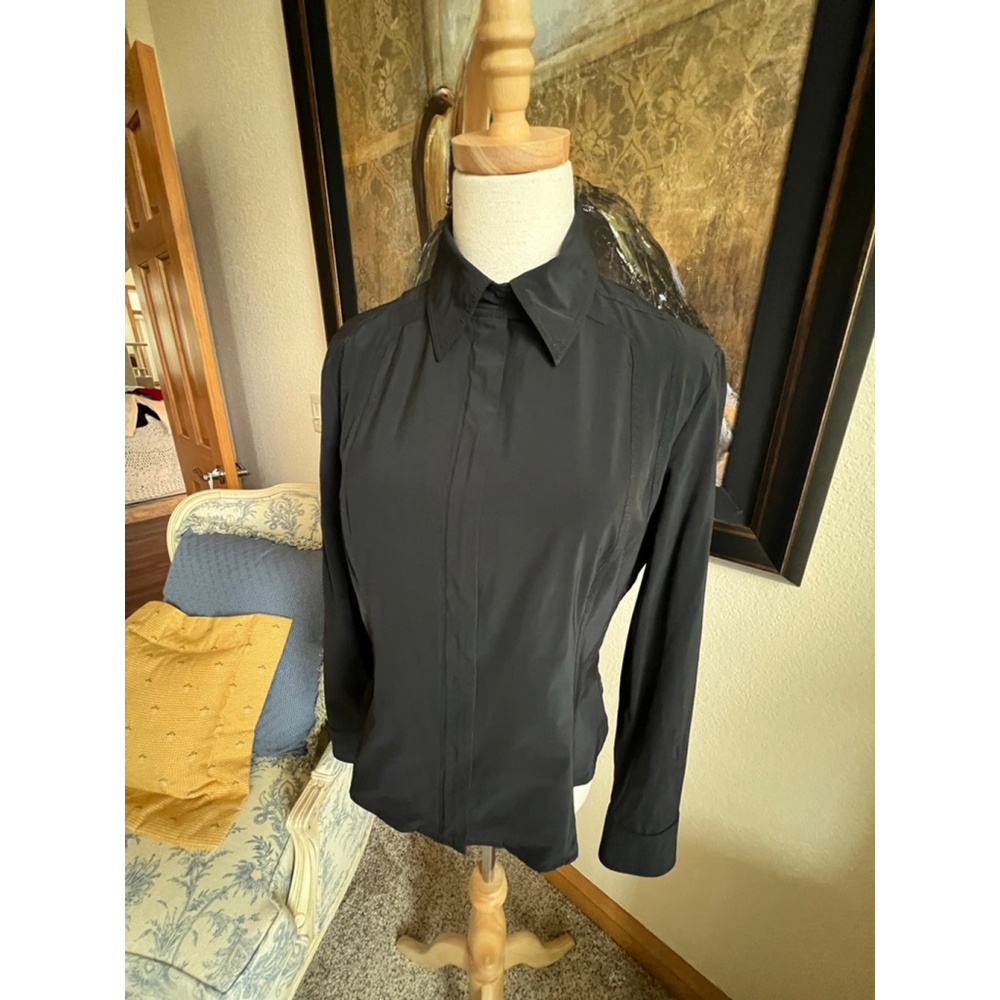 Women's Karen Millen Black Button Down Shirt S